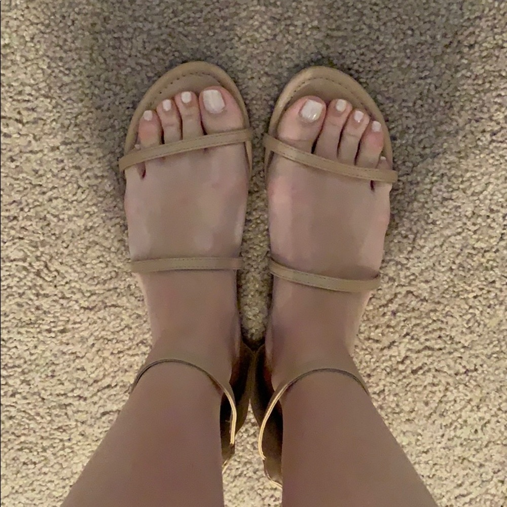 Tan sandals
